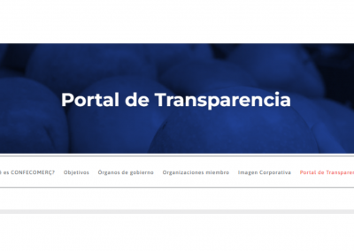 Creación del portal de transparencia